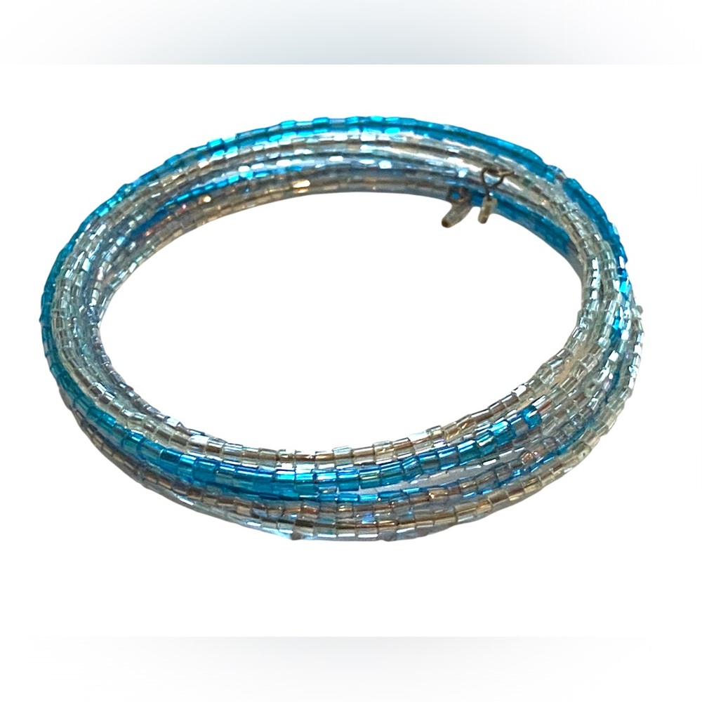 Blue Beaded Bracelet